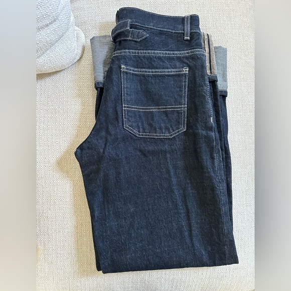 Zara TRF turned up cuff denim jeans size 2 - Picture 8 of 11